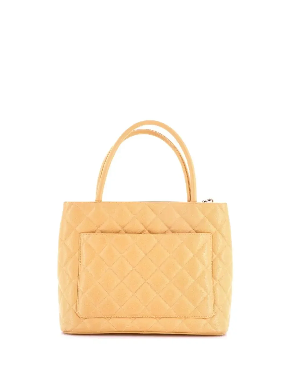 Chanel Medallion Tote Quilted Caviar #320456C23B